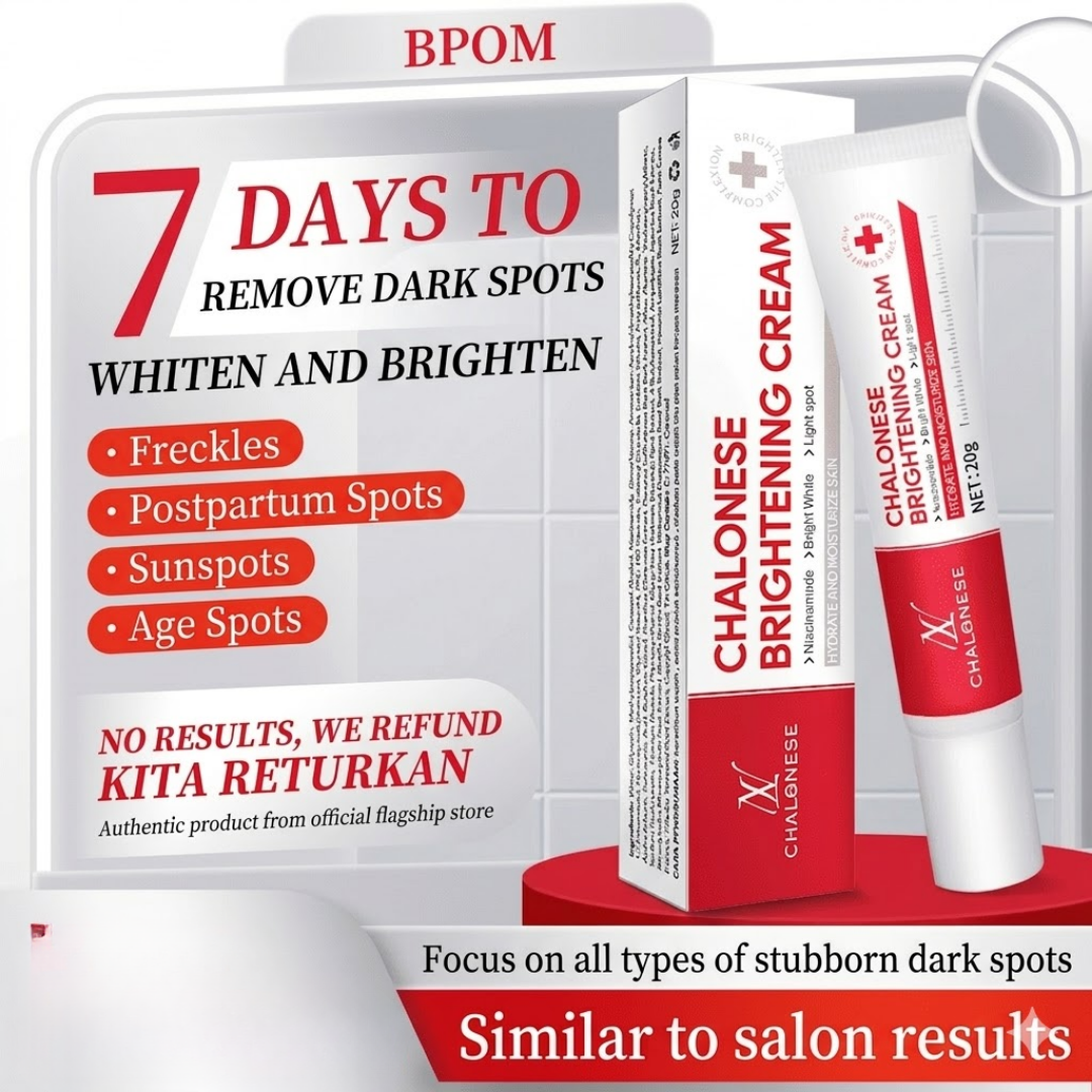 Chalonese Brightening Cream | (Both for Men & Women) گر 7 دن میں نتائج نہ ملیں تو مکمل رقم واپسI