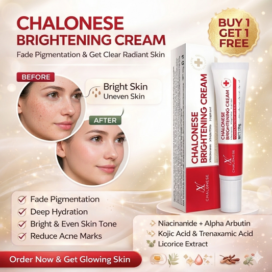 Chalonese Brightening Cream | (Both for Men & Women) گر 7 دن میں نتائج نہ ملیں تو مکمل رقم واپسI